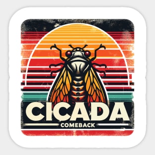 Cicada Comeback Sticker
